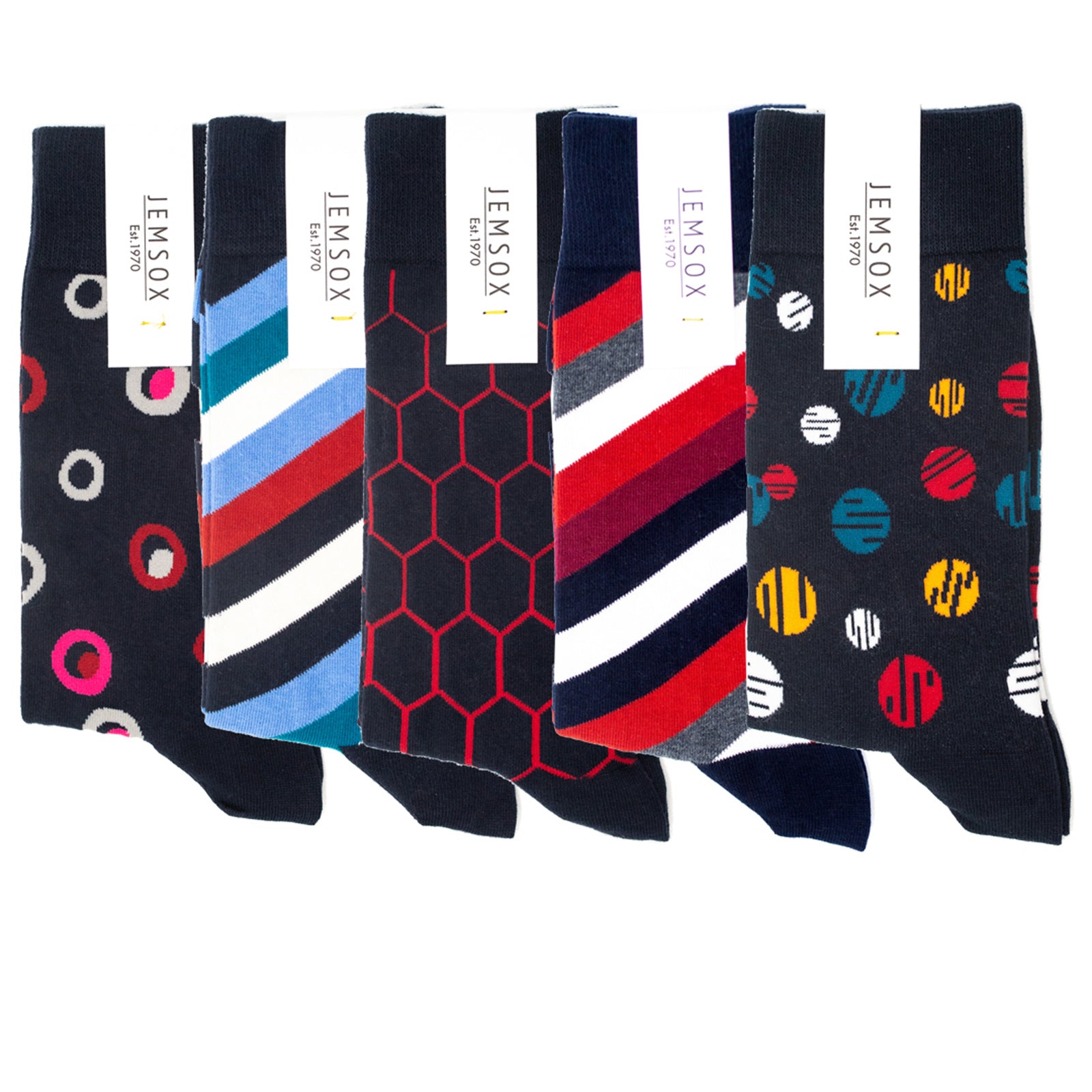The Style Icon: Luxury Organic Cotton Men’s Socks (5 Pack) | One Size UK 7-11