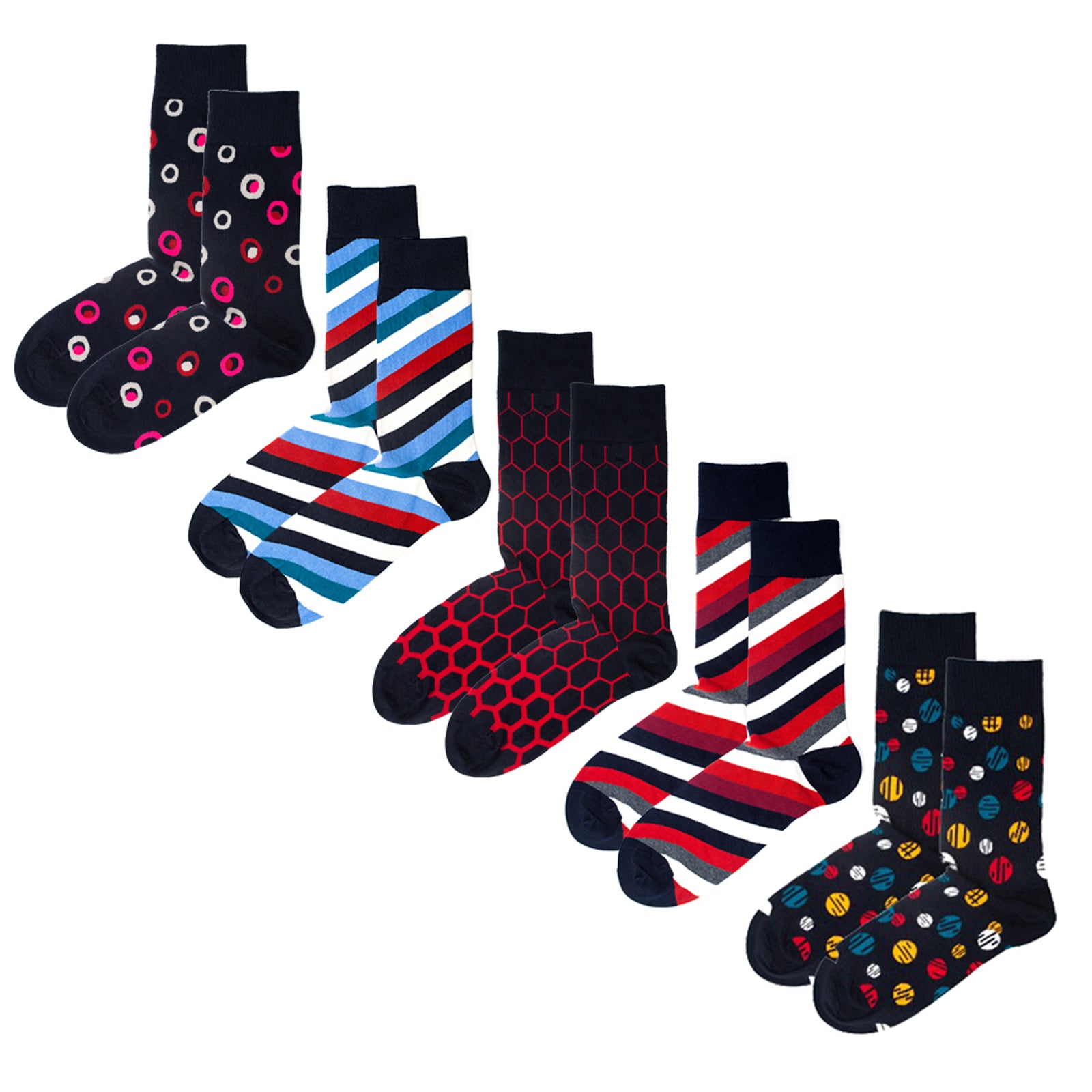 The Style Icon: Luxury Organic Cotton Men’s Socks (5 Pack) | One Size UK 7-11