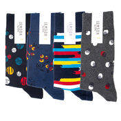 The Weekend Getaway – 4-Pack Luxury Organic Cotton Men’s Socks - One Size 7-11
