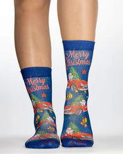Christmas Car Ladies Socks