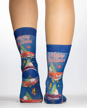 Christmas Car Ladies Socks