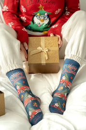 Christmas Car Ladies Socks