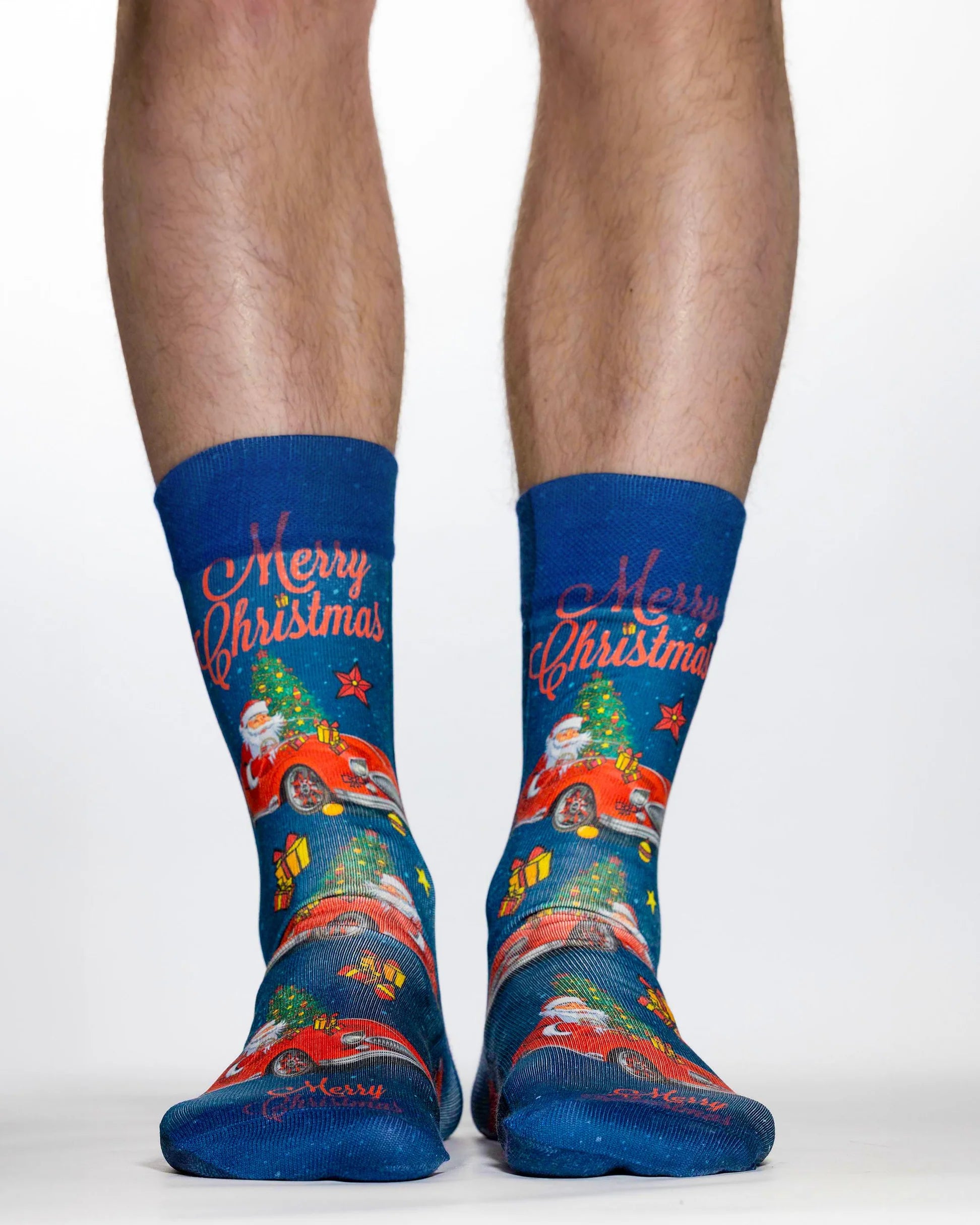 Christmas Car Mens Socks