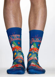 Christmas Car Mens Socks