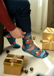 Christmas Car Mens Socks