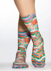 Christmas Wave Ladies Socks