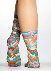 Christmas Wave Ladies Socks