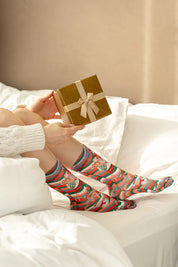 Christmas Wave Ladies Socks