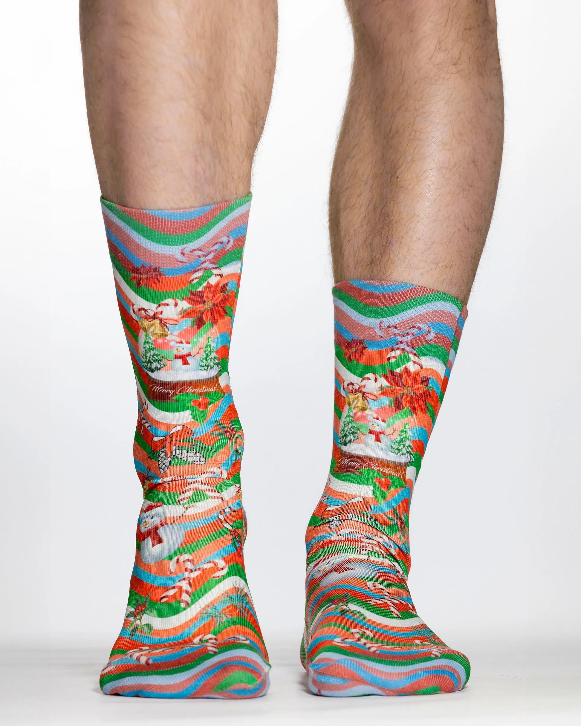 Christmas Wave Mens Socks
