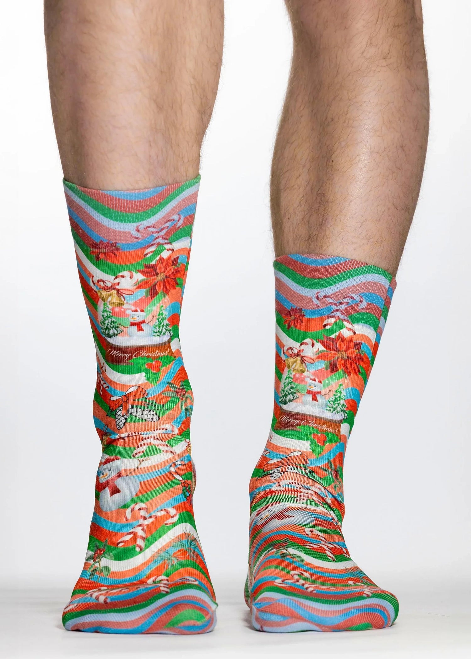 Christmas Wave Mens Socks