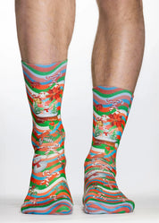 Christmas Wave Mens Socks