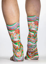 Christmas Wave Mens Socks