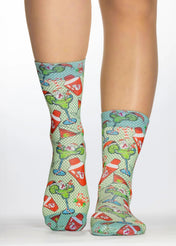 Christmas Cocktail Ladies Socks