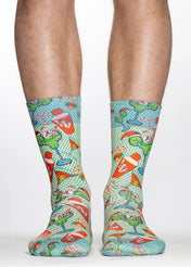 Christmas Cocktail Mens Socks