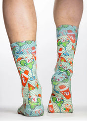 Christmas Cocktail Mens Socks