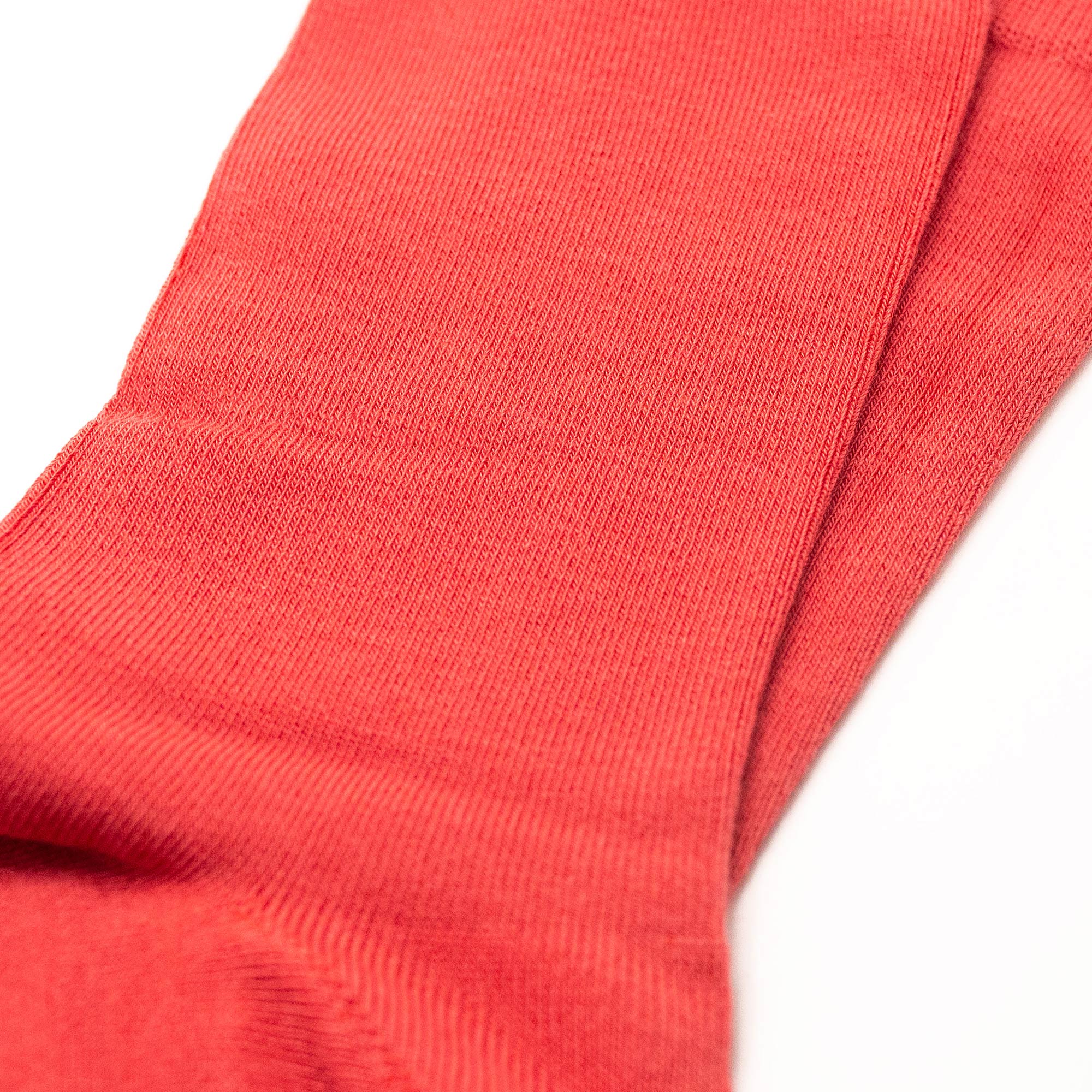 Luxury Socks Multipack 3 Pairs / 5-Pairs Coral Red Plain Colour Men's Crew Socks Size 7-12