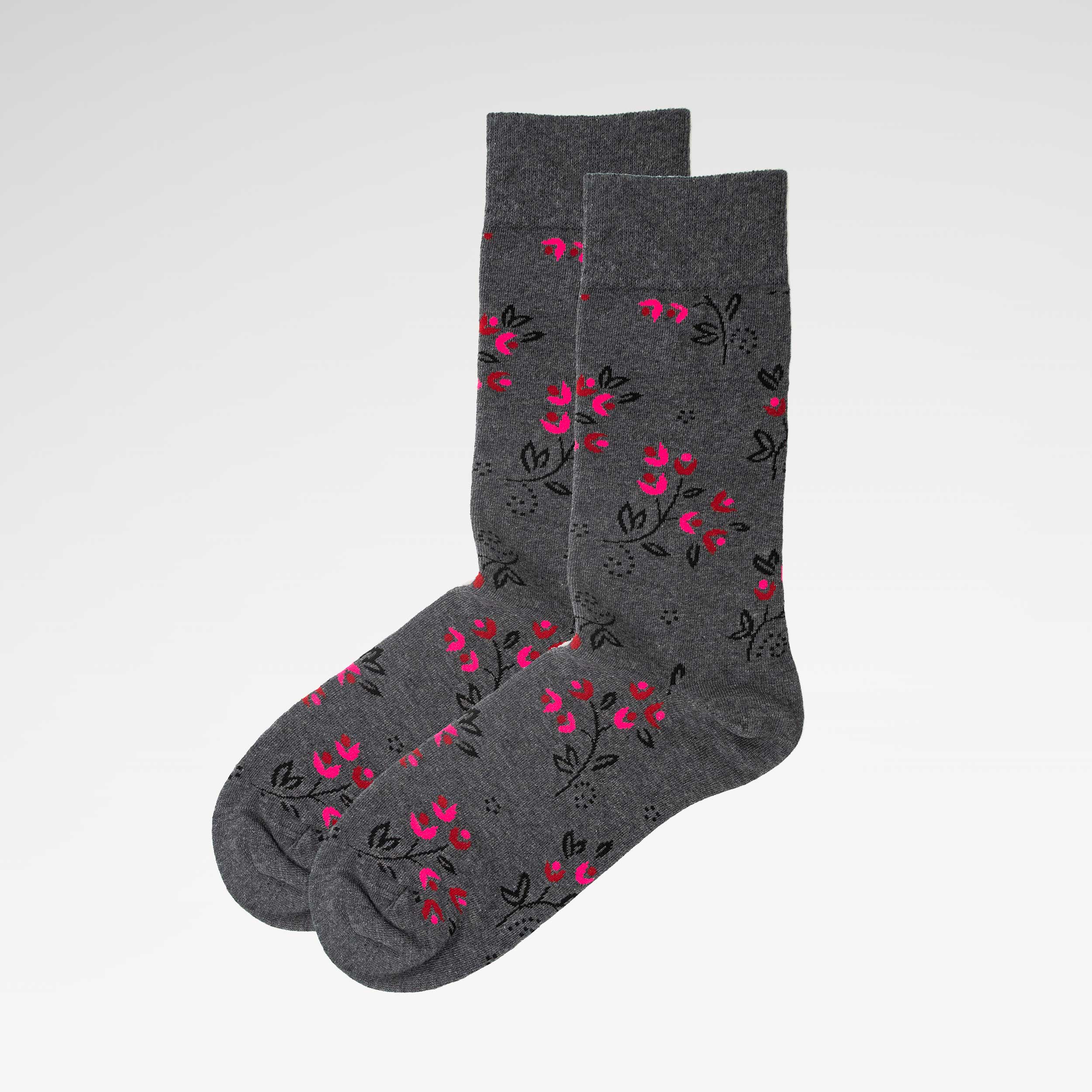 Ditsy Flower Design Mens Socks – Organic Cotton