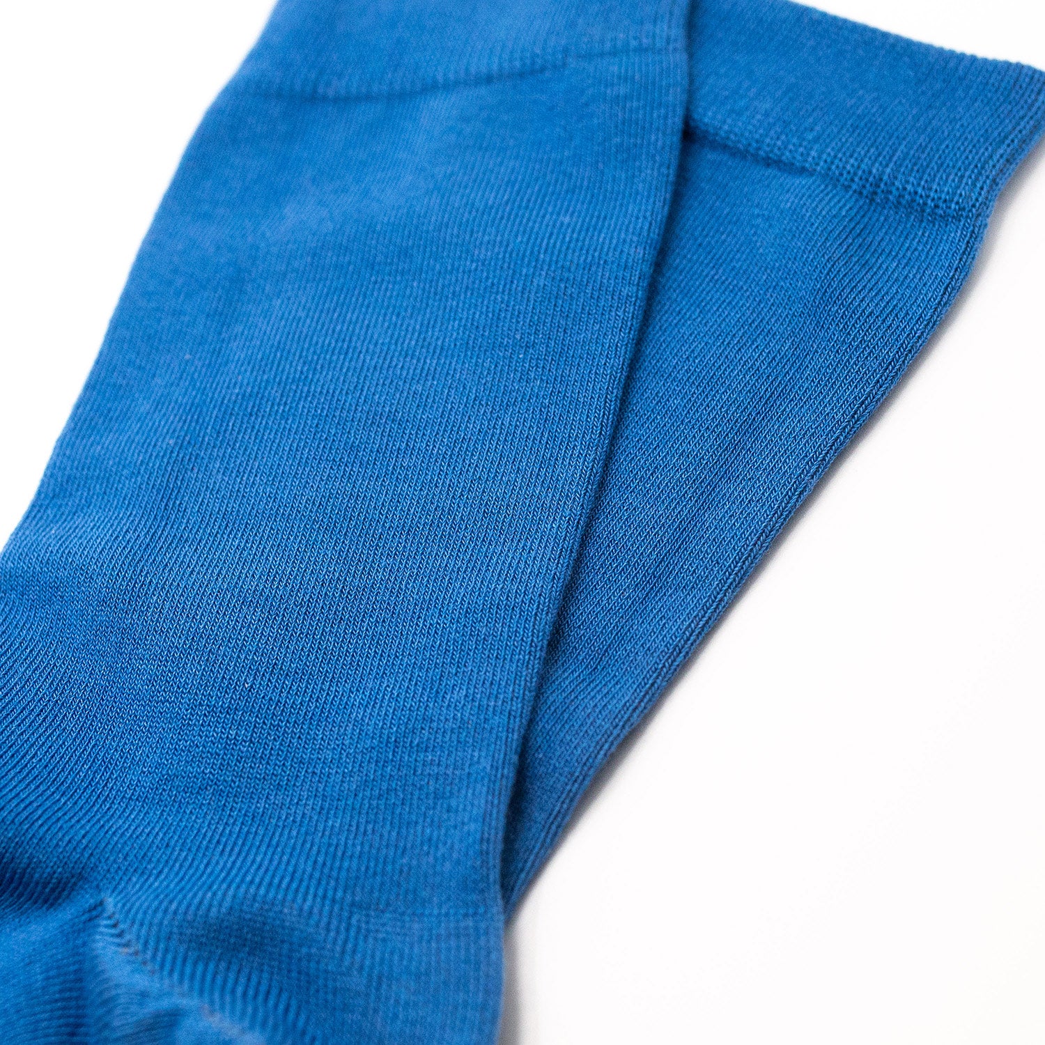 Luxury Socks Multipack 3 Pairs / 5-Pairs Electric Cobalt Blue Plain Colour Men's Crew Socks Size 7-12