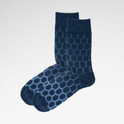 Graduated Hexagon Mens Organic Cotton Socks