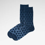 Graduated Hexagon Mens Organic Cotton Socks