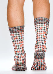 Ho Ho Ho Check Ladies Socks