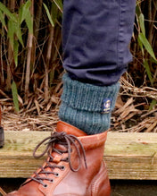 British Wool Boot Socks – Mallard | 100% British Wool Luxury Boot Socks