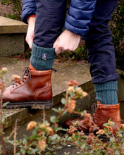 British Wool Boot Socks – Mallard | 100% British Wool Luxury Boot Socks