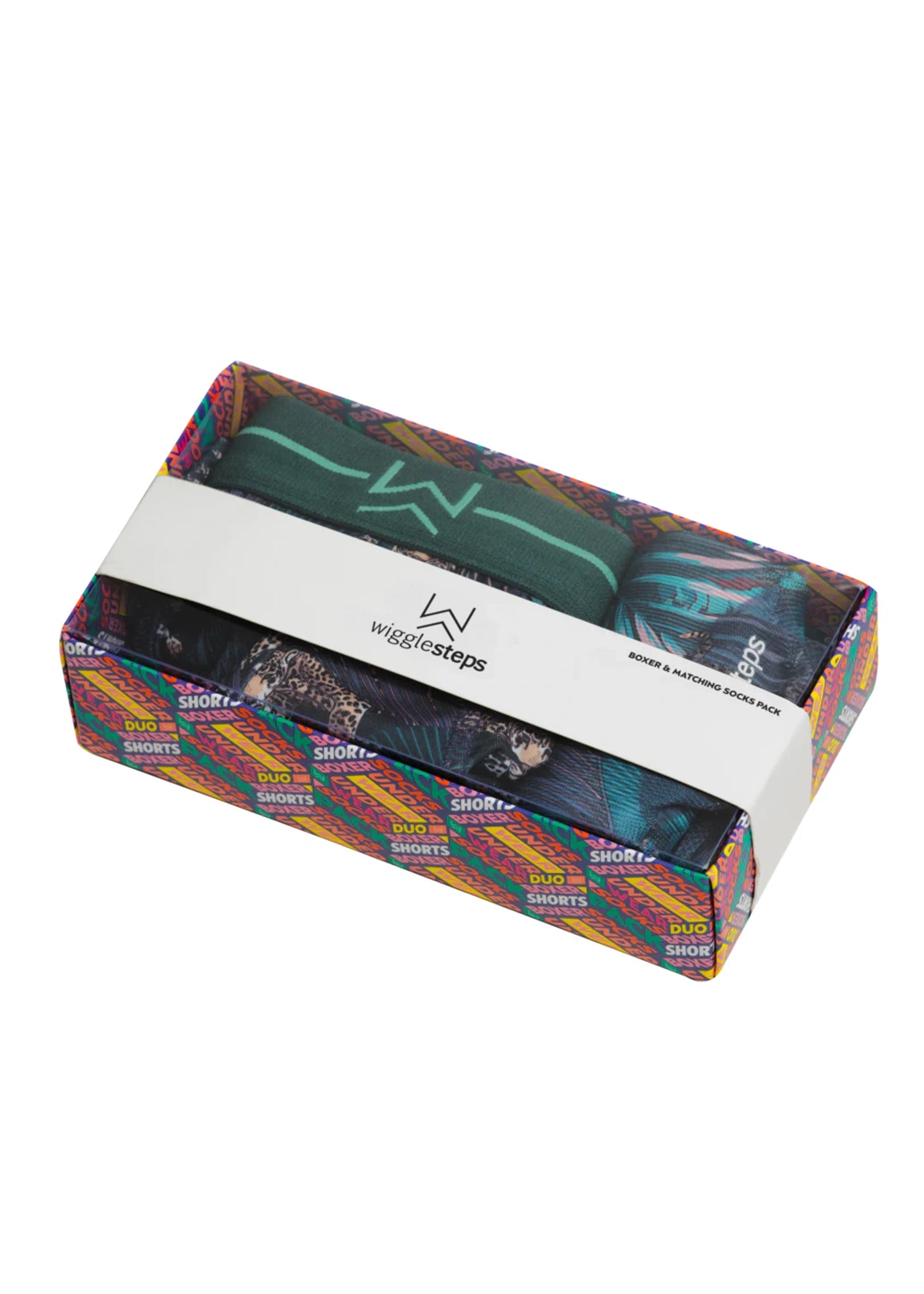 Jungle Themed Boxer and Socks gift pack