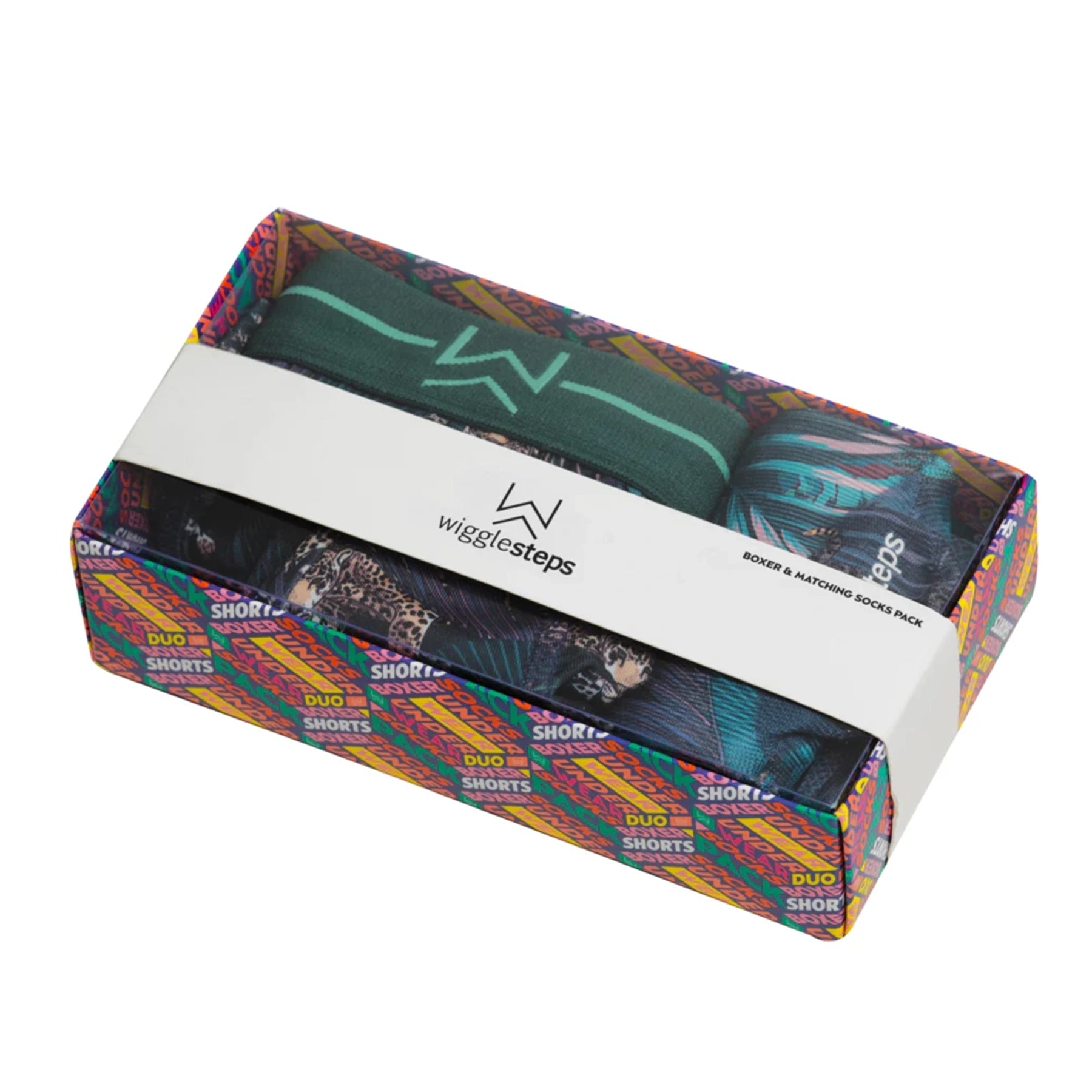 Jungle Themed Boxer and Socks gift pack