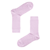 Luxury Socks Multipack 3 Pairs / 5-Pairs Lavender Purple Plain Colour Men's Crew Socks Size 7-12