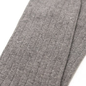 4 Pack - Premium Fine Ribbed Men’s Wedding & Formal Socks – Light Grey Marl