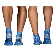 Wigglesteps 4-Pack Art Sneaker Socks | Street Style Meets Art Culture