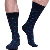 5-Pack Multi Hexagon Organic Cotton Mens Socks