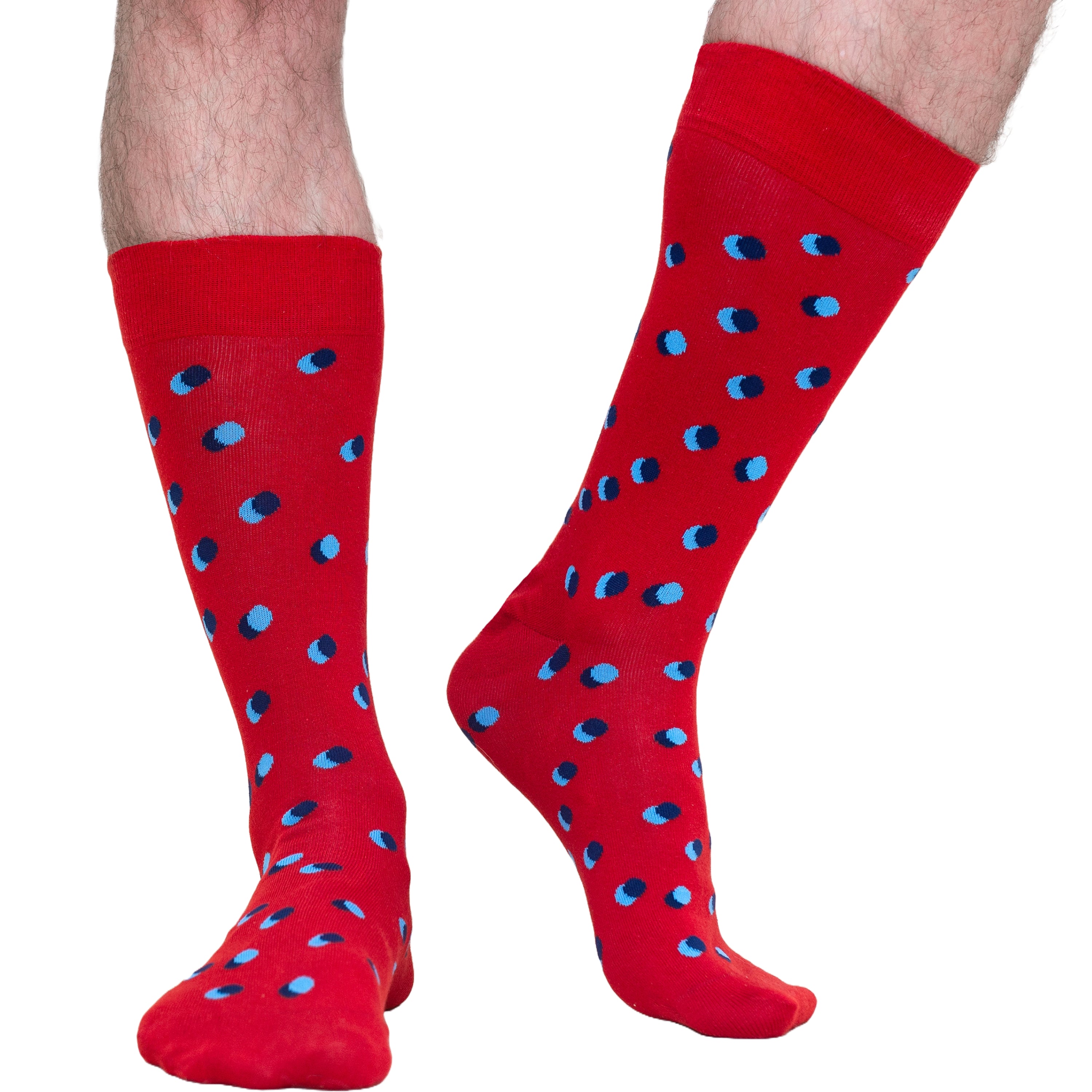 5-Pack Multi Hexagon Organic Cotton Mens Socks