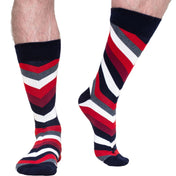 5-Pack Multi Spot & Stripe Organic Cotton Socks