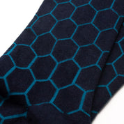5-Pack Mens Blue Multi Design Socks – Organic Cotton