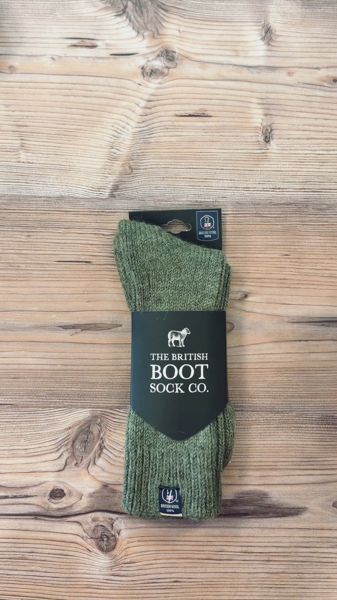 British Wool Boot Socks – Dark Apple | 100% British Wool Luxury Boot Socks