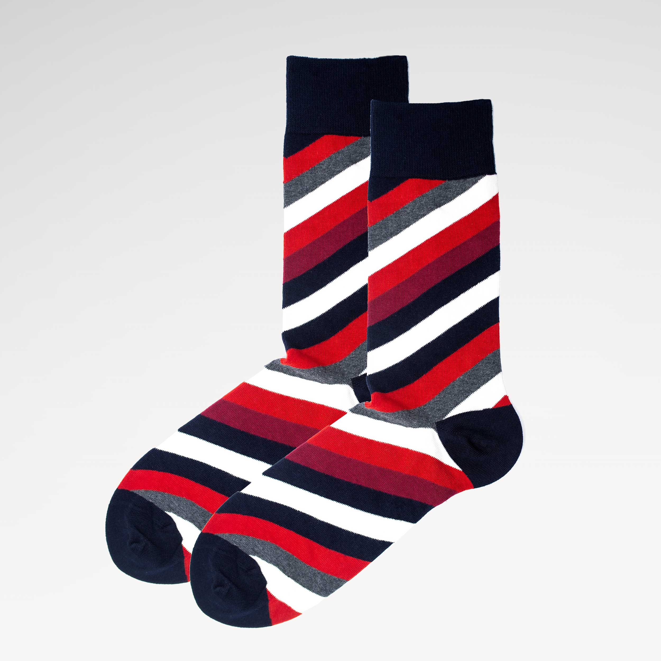 Varsity Stripe Mens Organic Cotton Socks