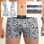 Whiskey Themed Boxer and Socks gift pack
