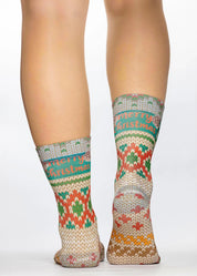Xmas Knit Ladies Socks