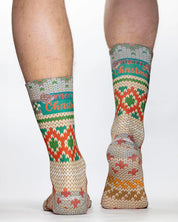 Xmas Knit Novelty Mens Socks