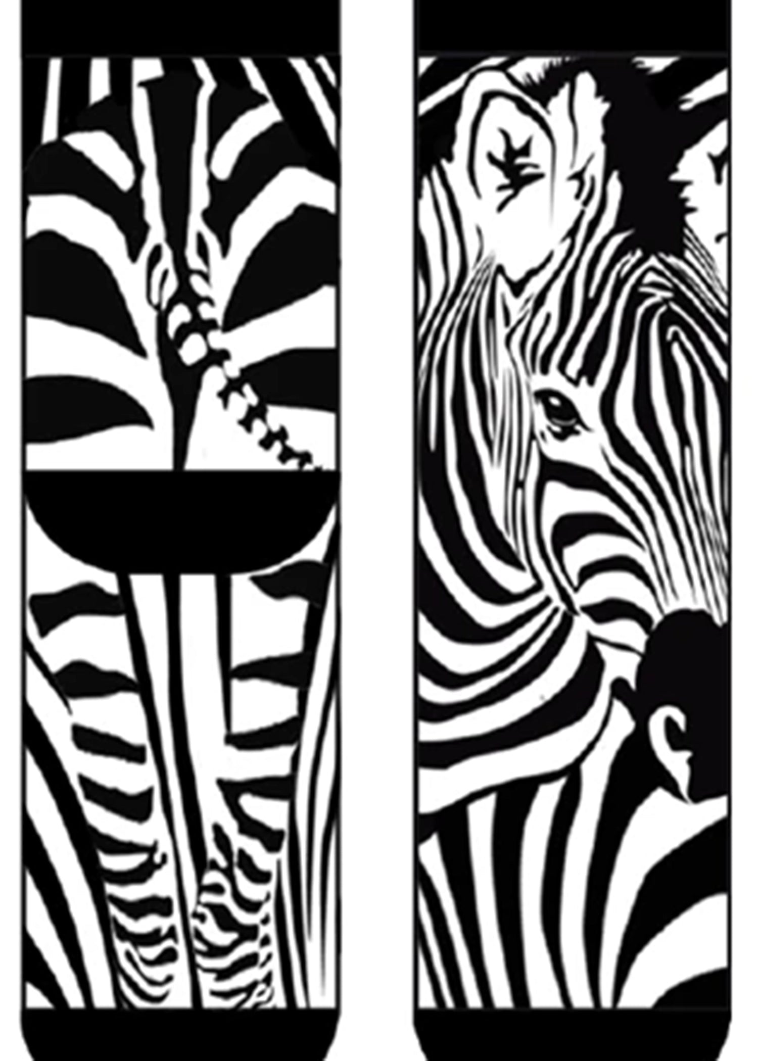 ZEBRA Ladies Novelty Gift Socks