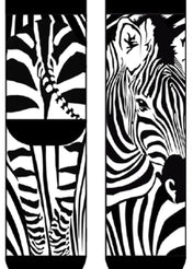 ZEBRA Ladies Novelty Gift Socks