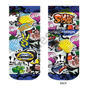 Beep Novelty Sneaker Socks | Fun Urban Vibes & Low-Cut Style
