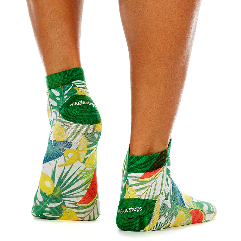 Fruit Salad Printed Mens Trainer Socks | Bright, Fun & Comfy Fit