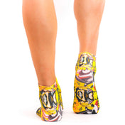 Graffiti Art I Wigglesteps Sneaker Socks | Urban Vibes & Low-Cut Comfort