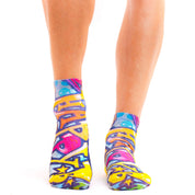 Graffiti Art V Printed Mens Socks | Urban Edge & Fresh Vibes