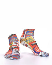 Classic Car Race Printed Men’s Socks | Retro Motorsport Style & Comfort