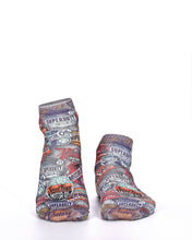 Motor Badges Wigglesteps Sneaker Socks | Retro Cool & Easy Fit