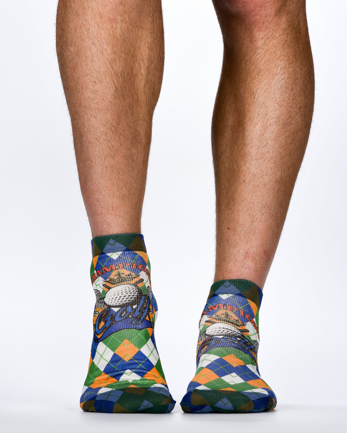 Golf Cup Printed Mens Socks